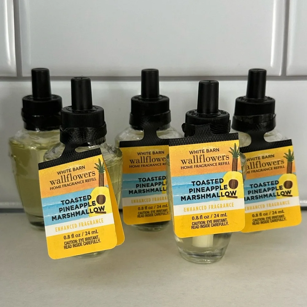 LAST ONE- 5 Toasted Pineapple Marshmallow Wallflower Refills